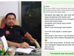 Wahyudi Mengecam Keras Adanya Oknum AMT Pertamina Terkesan Lecehkan Profesi Wartawan Sebut Informasi Berita Media Seperti Mencari Anak Ayam