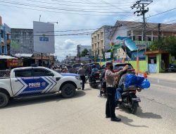 Hari Kelima Lebaran, Arus Lalu Lintas di Jalana Protokol Pringsewu Ramai Lancar