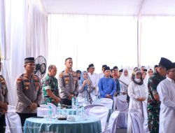 Kapolres Pringsewu Hadiri Walimatul Safar Haji Mantan Pj Gubernur Lampung