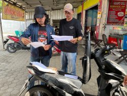 Sepeda Motor Tak Bertuan di Temukan Warga Dekat Simpang Tugu Gajah Pringsewu, Polisi Lakukan Penyelidikan