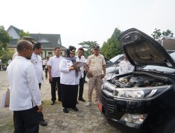 Apel Kendaraan Dinas di Pringsewu: Wakil Bupati Pimpin Langsung Pengamanan dan Pengecekan