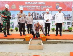 Kapolri Ground Breaking Asrama Polresta Samarinda, Komitmen Polri Tingkatkan Pelayanan kepada Masyarakat
