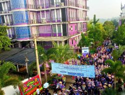 Meriahkan Milad Ke-6, UAP Pringsewu Gelar Jalan Sehat Gratis