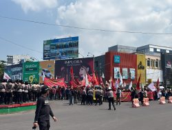 Tekankan Humanisme, 1.719 Personel Polda Lampung dan Jajaran Amankan May Day 2025