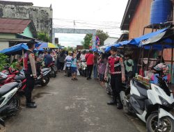 Polres Pringsewu Gencar Tekan Premanisme, Gelar Patroli Rutin di Pasar Pujodadi