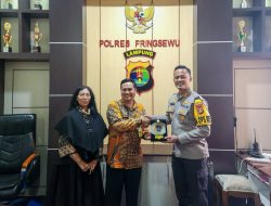 Kepala BPN/ATR Pringsewu Berganti, Kapolres Harap Kolaborasi Tetap Solid