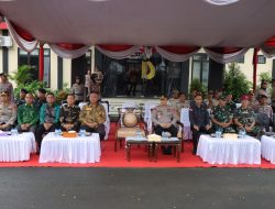 858 Personel Gabungan Siap Amankan PSU Pilkada Pesawaran, Polda Lampung: Profesional dan Humanis