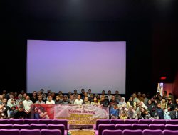 Rajut Kebersamaan dan Solidaritas, Ditpamobvit Polda Lampung Gelar Nonton Bareng “Sayap-Sayap Patah 2”