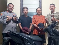 Dua Residivis Curanmor Dibekuk Polsek Palas Saat Coba Kabur