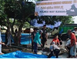 Polres Way Kanan Gelar Salat Idul Adha dan Kurban Bersama Masyarakat