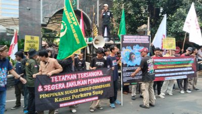 Tiga LSM Lampung Demo di Jakarta, Desak Kejagung dan KPK Usut Dugaan Skandal SGC dan Dana CSR BI