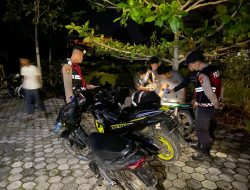 Antisipasi Kerawanan Malam Akhir Pekan, Polisi Sisir Lokasi Rawan di Pringsewu