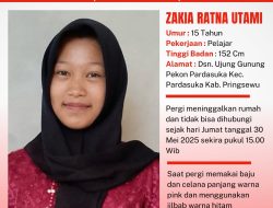 Pelajar di Pringsewu Dilaporkan Hilang, Keluarga dan Polisi Minta Bantuan Masyarakat