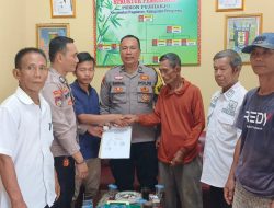 Polisi dan Aparatur Pekon di Pagelaran Selesaikan Perselisihan Warga Melalui Rembuk Pekon