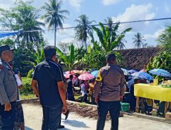 Polsek Pagelaran Amankan Ritual Entas-Entas di Pekon Lugusari