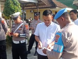Cegah Pelanggaran, Propam Polres Pringsewu Periksa Kedisiplinan Anggota Polsek Sukoharjo