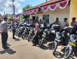 Cek Inventaris, Bag Logistik Polres Pringsewu Supervisi Dua Polsek