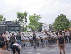 Kuatkan Koordinasi, Polisi Gelar Latihan Pengendalian Massa Terpadu di Pringsewu