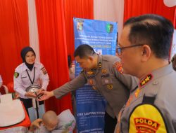 Polda Lampung Gelar Bakti Kesehatan Dalam Rangka Hut Bhayangkara ke 79
