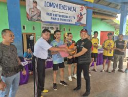 Alvira–Edo Antar Tim Bhayangkara Juara Tenis Meja Polres Pringsewu