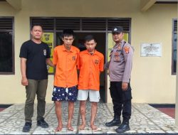 Berkas Perkara DInyatakan Lengkap, Dua Tersangka Curanmor 25 TKP Dilimpahkan Polisi Ke Kejaksaan Pringsewu