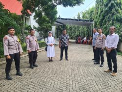 Personel Gabungan Amankan Perayaan Ekaristi di Kapel Kesusteran Santo Yusup Pringsewu