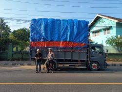 Catat Ratusan Pelanggar, Polda Lampung Gencar Sosialisasi Kendaraan Over Loading dan Over Dimension