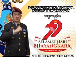 Gagalkan 53 Kg Ganja, AKBP Iedwan Mahpi Terima Penghargaan Kapolda Lampung