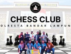 Tim Catur Polresta Bandar Lampung Raih Juara 3 Piala Kapolda