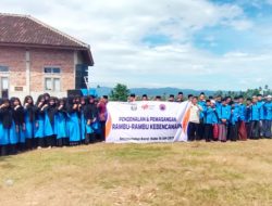 Fasilitator PRBBK Rumah Zakat Gelar Sosialisasi dan Pemasangan Rambu Rambu Kebencanaan di Pekon Persiapan Kresnomulyo Barat 