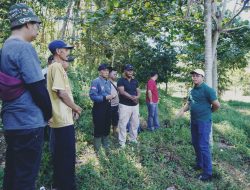 Bupati Pringsewu Tinjau Gotongroyong Bersihkan Embung Ngudi Rukun Sukoharjo I