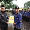 Diguyur Hujan Deras, Disdikbud Lampung Lantik 2.514 Guru Honorer Jadi PPPK
