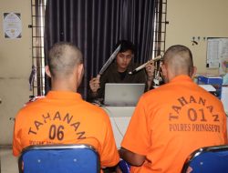 Dua Pria Diamankan Polisi di Pendopo Pringsewu karena Bawa Sajam, Satu Positif Narkoba