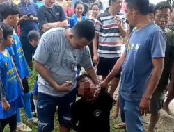 Bonyok! Pria Di Pringsewu Ini Tertangkap Basah Curi Motor, Polisi Turun Tangan