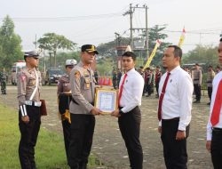 Tuntas Tangani Kasus yang Jadi Sorotan, 30 Polisi Pringsewu Diganjar Penghargaan