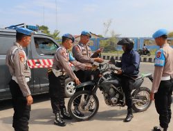 Propam Polres Pringsewu Gelar Razia Internal, Tegakkan Disiplin Lalu Lintas Anggota