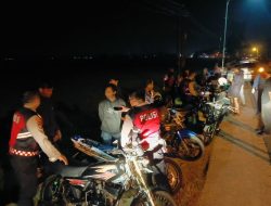 Resahkan Warga, Aksi Balap Liar di Jalinsum Pringsewu Di Bubarkan polisi