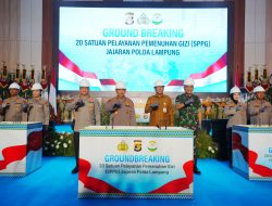 Kapolri Groundbreaking 20 SPPG di Lampung, Polri dukung Program MBG