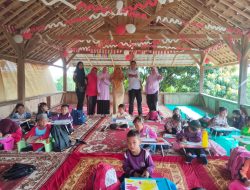 Kampung Bandar Dalam Gelar Lomba Mewarnai Sambut HUT RI ke-80