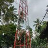 Diduga belum kantongi izin, Sebuah tower pemancar sinyal di Tanggamus, telah rampung dibangun 