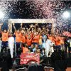 Bupati Setyo Wahono Hadiri Pertandingan PKDI Bojonegoro VS Malang di Stasion Joko Samudro Gresik
