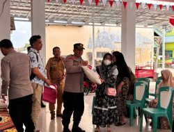 Polres Pringsewu Berikan Dukungan Pemulihan Pasca Banjir di Pekon Wargomulyo