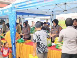 Polres Pesawaran Gelar Gerakan Pangan Murah, Sediakan 2 Ton Beras Premium dengan Harga di Bawah HET