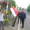 Sat Reskrim Polres Pringsewu Kibarkan Merah Putih di Desa Terjauh Sambut HUT RI ke-80