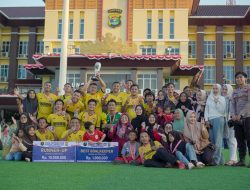 Polres Pringsewu Raih Juara Dua Turnamen Minisoccer Kapolda Lampung 2025