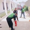 Jangkar Homestay Gelar Simulasi Kebakaran Bersama BPBD Pringsewu