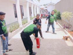 Jangkar Homestay Gelar Simulasi Kebakaran Bersama BPBD Pringsewu