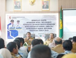 Bupati Setyo Wahono Membuka Acara Pelaksanaan Bimbingan Teknis Operator Desa Atau Kelurahan Pengguna Aplikasi SIKS-NG