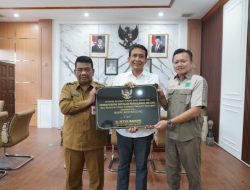 Bupati Setyo Wahono, Meresmikan Instalasi Pengolahan Air (IPA) Wedoro dan Menyaksikan Penandatanganan MoU