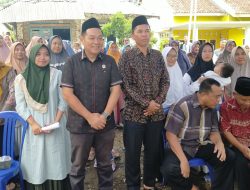 Suhadirin DPRD Lamsel Gelar Sosialisasi IPWK di Desa Tengkujuh